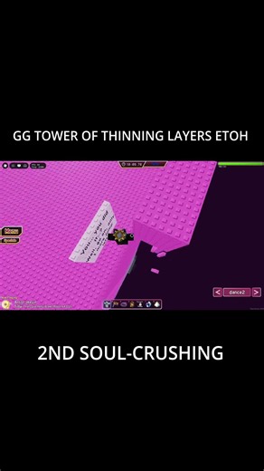 GG TOWER OF THINNING LAYERS NEW HARDEST SC #eternaltowersofhell #roblox #etoh #jtoh