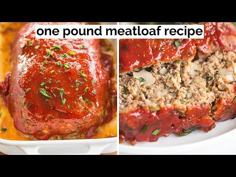 One Pound Meatloaf Recipe Family Dinner