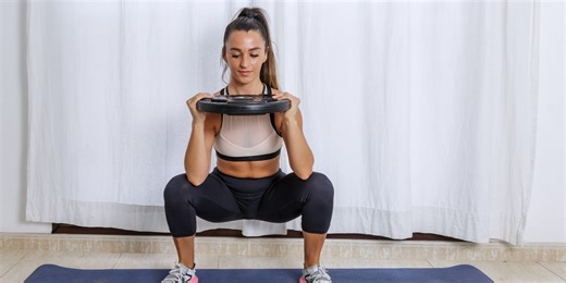 Build strength and mobility in one go with this 4-move weighted workout