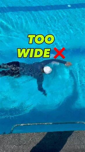 Fix Your Freestyle Arm Position in freestyle #shorts #swimming