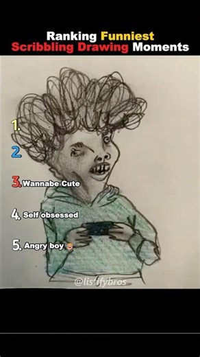 Ranking Funniest Scribbling Drawing Moments 😂
