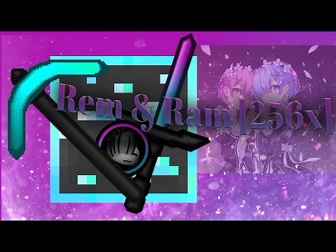 Rem & Ram [256x] MCBE PvP Texture Pack (1.20+) | FPS BOOST Best Mcpe PVP Pack ever?