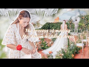 Making my Dream wedding dress - Design, fabrics & pattern making | My perfect wedding series - Ep 4
