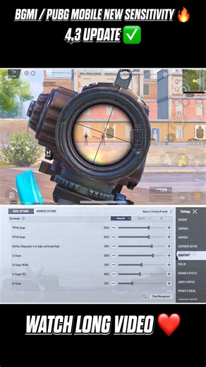 BGMI 4.3 🔥 NEW BEST SENSITIVITY CODE 😱 ZERO RECOIL SETTINGS #bgmi #pubgmobile #sensitivity