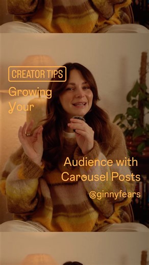 Instagram’s @Creators on Instagram: "Keep your followers swiping for more with these carousel tips from @ginnyfears 盧✨"