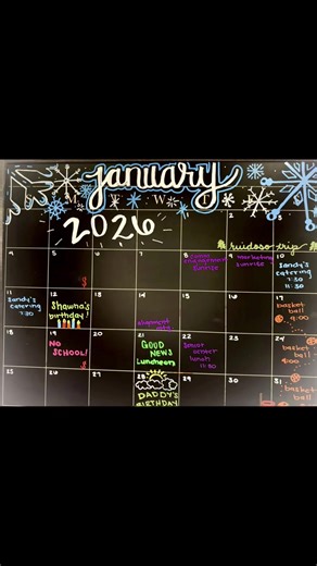 Updating my calendar has always been one of the small things that brings me joy. And I’ll take all the joy I can get right now. 🤍 @Loddie Doddie #januarycalendar #chalkcalendar #loddiedoddie #loddiedoddiemarkers