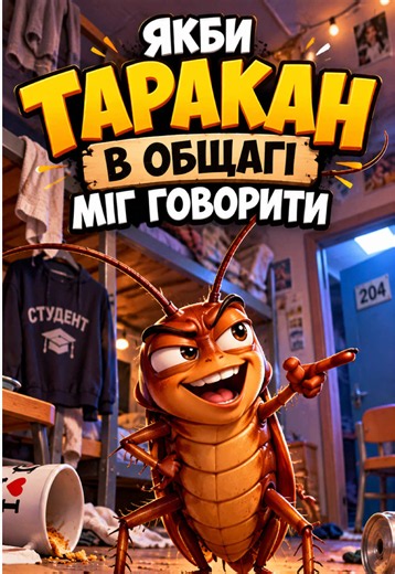 Таракан вам за общагу ще і не таке розкаже😁🪳 . Приємного перегляду😊