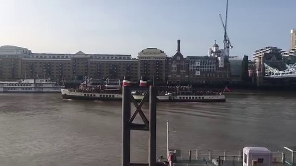 54K views · 2.1K reactions | Waverley passing under Tower Bridge this morning Video by A London Inheritance | The Liquid Highway | Facebook