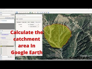 How to Calculate catchment Area in Google Earth Simple Method