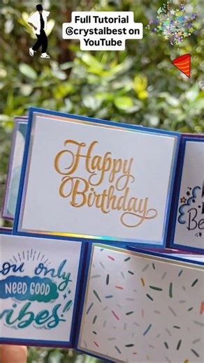 🎉 Send this to your best friend on their birthday #birthday #diy #birthdaycard #handmade