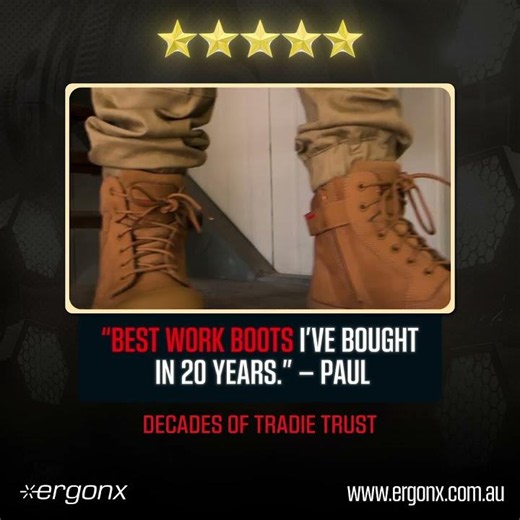 "Best work boots I've bought." 👷‍♂️👷‍♀️ There's a reason workers keep saying it