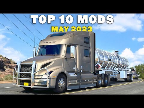 TOP 10 ATS MODS - MAY 2023 | American Truck Simulator Mods.