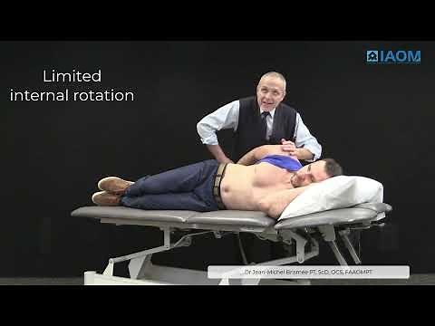 Shoulder: internal rotation mobilization