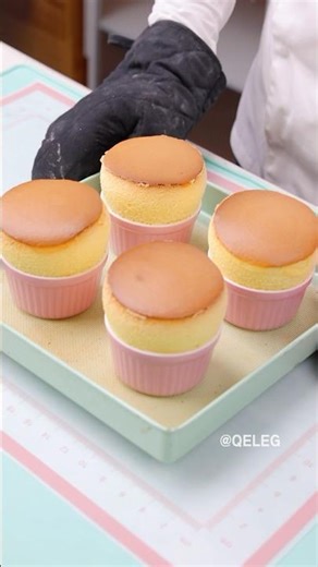 🍰Classic French vanilla soufflé recipe🍮#soufflé #homebaker #cupcakes #minicake #foodgasm