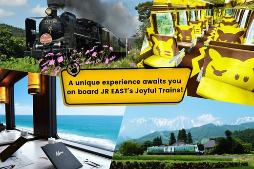 1.3K views · 29 reactions | Look forward to the ride of your life on board JR EAST's Joyful Trains! | TripZilla | Facebook