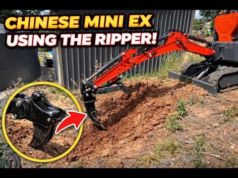Putting the Ripper to Work on a Chinese Mini Excavator