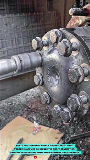 Torque Wrench Tool: Bolt Tightening for Heavy Machinery Shaft Assembly