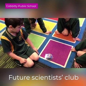 36K views · 136 reactions | The moment you realise you ❤️ science. 100 STEM kits landed in schools across NSW and these four students are already hooked. Can you guess what the robot is meant to be doing here? #STEMshare | NSW Department of Education | Facebook
