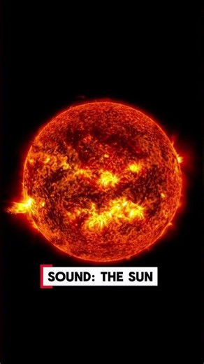 The Sun Makes Sound. And It’s Not What You Expect ☀️🔊 #space #sun #science