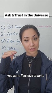 40K views · 5.3K reactions | The universe gives you what you asked for, but in crazy ways. Write down exactly what you want, then let go of it. You cant stay attached and hustle. You must let go. Trust. And take aligned action. How is aligned action different than hustling? It is about working with your intuition, towards things that light your soul on fire, healing, and taking care of your body  #manifestation #lawofattraction | Loveagainjen | Facebook