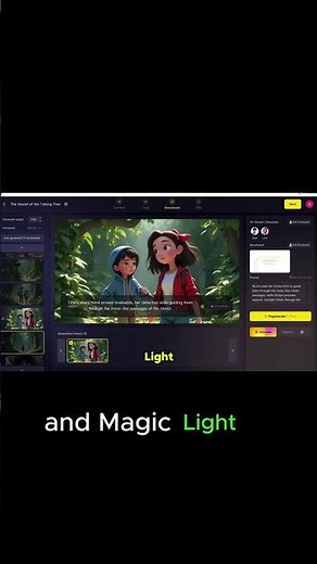 Animate Your Story with Magic Light AI!