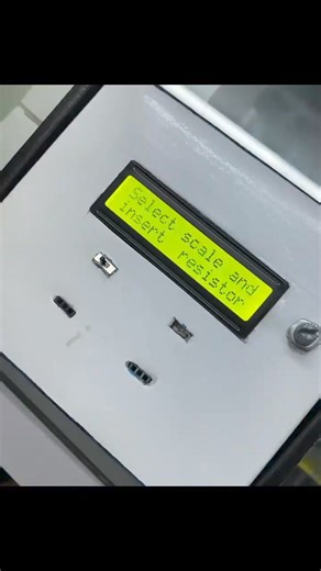 Resistor calculator box! Calculate value of resistor ranging from 100 Ohm tp 1M Ohm. We tried 10k Ohm and works like a charm! Our old project back in 2020 😉 | Aiszzy Electronics