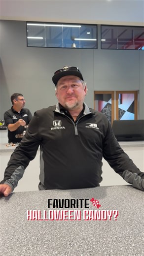 The crew has taste.🍬 What is your favorite Halloween Candy? | Rahal Letterman Lanigan Racing