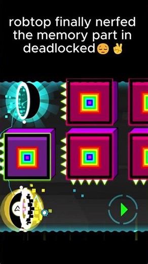 "nerf deadlocked😔" #geometrydash #gd #gmd