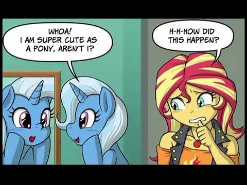 MLP COMEDY COMIC DUB(TRIXIE) PART 1