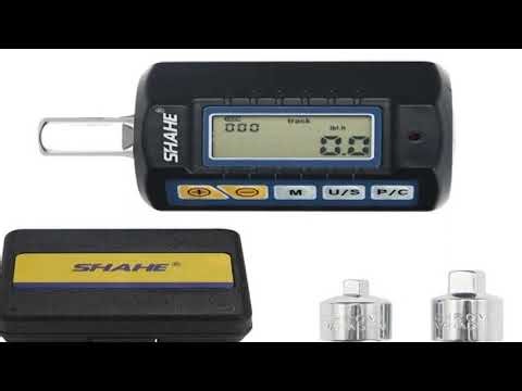 SHAHE Digital Torque Adapter 1/2"Drive Include Adapters for 3/8" and 1/4" Electronic Torque Wrench