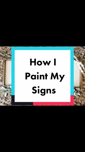 DIY Tutorial: Painting Wooden Signs with Minimal Bleeds