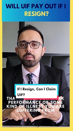 If I Resign, Can I Claim UIF? #uif #employmentlaw #southafricanlaw #fy...