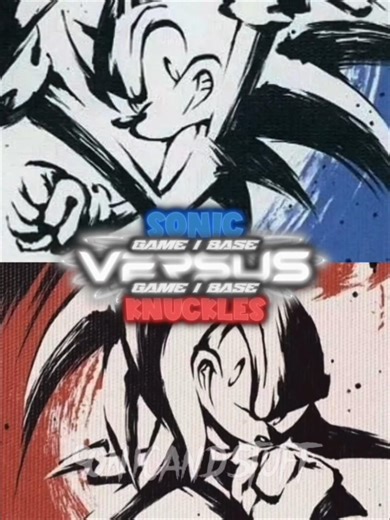 Sonic Vs Knuckles