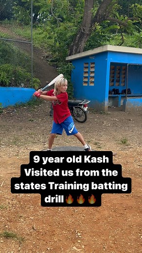 9 year old Kash visited us from the states training batting drill 🔥🔥🔥#trainingbaseball #baseballism #baseballlittleleague #coachbaseball #baseballbat #baseballdrillsforkids #baseballdrills #baseballpractice #baseballcoach #baseballtraining #baseballscouts #baseballscout #baseballscouting #baseballschool #mlbtheshow #mlbdominicana #mlbvenezuela #mlbpuertorico #mlbscouts #mlbscout #baseballtournament | Camacho Baseball Academy, Inc.