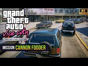 GTA Vice City Next Gen Edition – Cannon Fodder 4K UHD Walkthrough | No Commentary