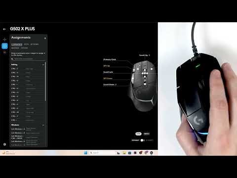 LOGITECH G502 X Plus: Advanced Button Remapping: Replacing DPI Controls
