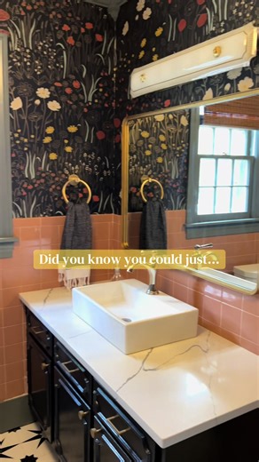 Keep the old tile… #renovationproject #oldhousetiktok #diyproject