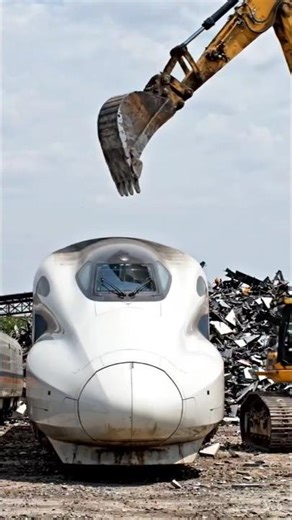 Bullet Train vs JCB | Ultimate Destruction Test 🚄💥 #shorts