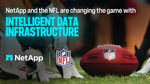 NetApp and the NFL are changing the game with intelligent data infrastructure  | NetApp Video
