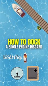 8.1K views · 676 reactions | How to DOCK a SINGLE ENGINE INBOARD Are you stressed about docking? Do you know how to dock a boat? How To Boating will help relieve that stress so you can enjoy your time on the water, DM us for more info on private boating instruction ‍✈️ howtoboating.com #howtoboating #howto #boating #boat #yacht #dock #docking #marina #docks #captain #inboard | How to boating | Facebook