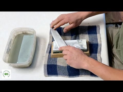 How to get an Extremely Sharp Knife // Sharp Pebble