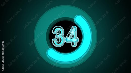 64 Modern circular pie chart animation showing percentage progress and statistics. Ideal for business reports, finance, marketing, web presentations, data visualization, and performance indicators.