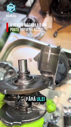 ❄️Așa arată un compresor care nu a văzut revizia la timp!#PolarAC #ReparatiiAC #reparatiicompresoareac