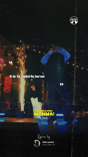 Olamide's Live Performance of 'Wonma!'