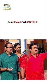 Peak Drama Peak Emotions ! #tmkoc #funny #jethalal #daya #shortsfeed #comedy