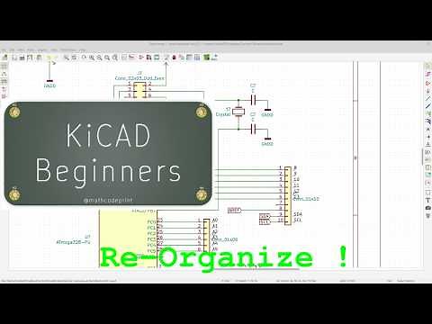 KiCAD Quickie - Rearrange symbols with Drag.