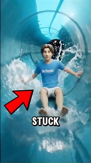 Why People Get STUCK in Water Slides