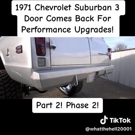 1971 Chevrolet Suburban Performance Upgrades Phase 2