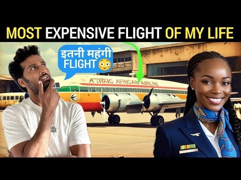 Taking Most Expensive Flight Of My Life, Africa To India