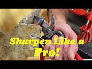 Sharpening Pruning Shears | How to Keep Pruning Shears Sharp